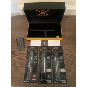 NIB Cross Tech3 + pen Multi function Pen w/ 3 ball point refill pack ( b r & b)